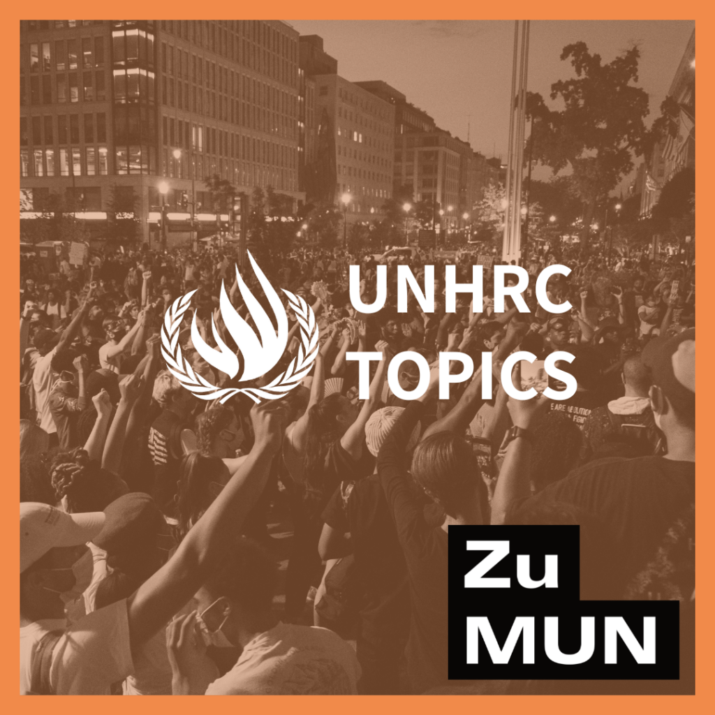 UNHRC Topics